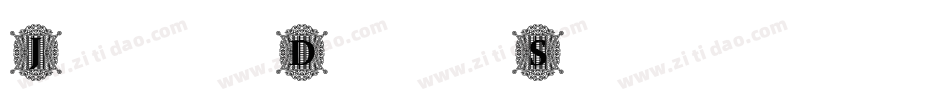 Jewelry Design Shapes字体转换